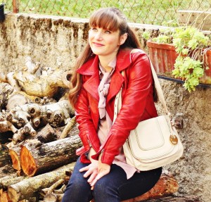 blouson beige femme mango