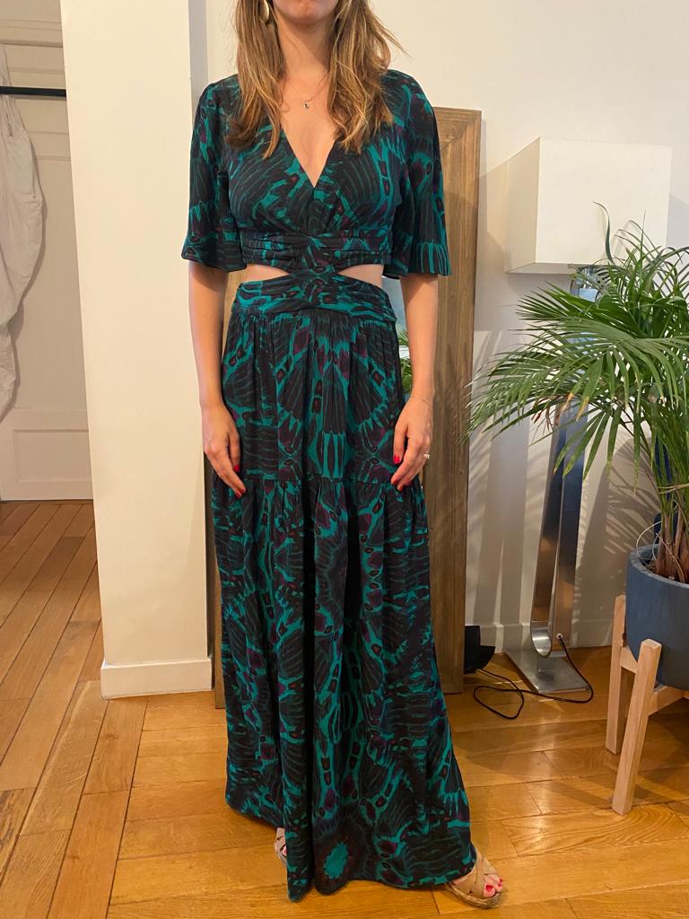 robe demoiselle d'honneur jaune pale