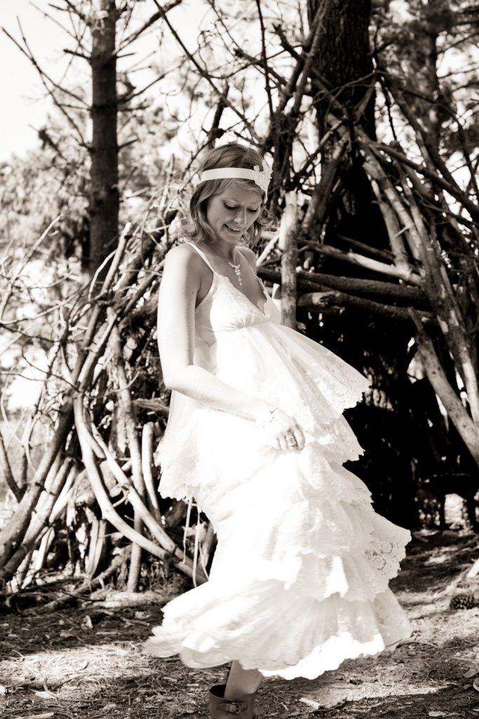 robe dentelle bohême chic mariage